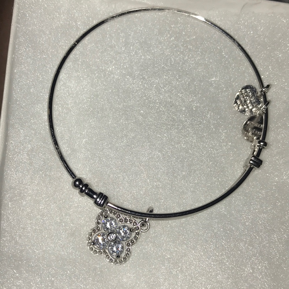 White Clear Cubic Zirconia Angelica bracelet